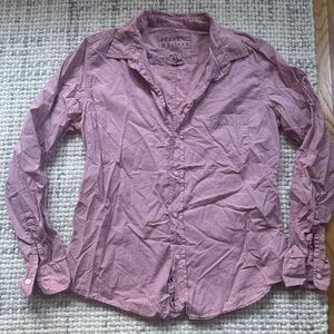 Frank & Eileen Pink Barry Button Down Cotton Shirt Medium